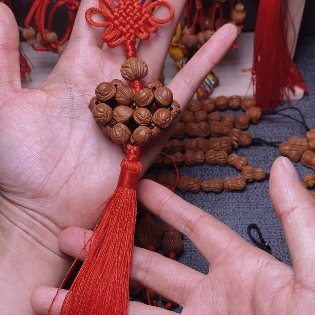 桃核吊坠桃枭挂件