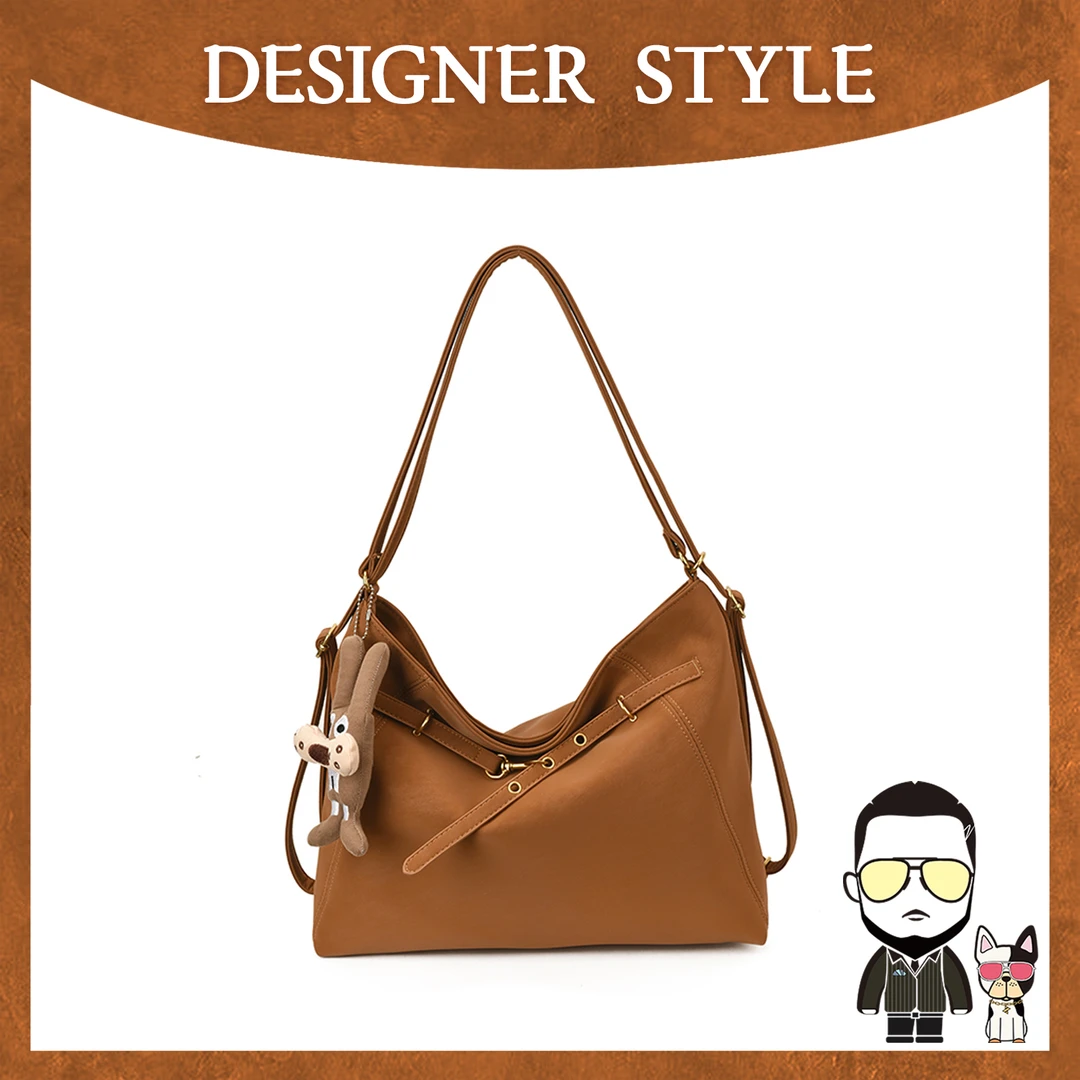 新款时尚单肩包轻奢小众百搭斜挎大容量包9600