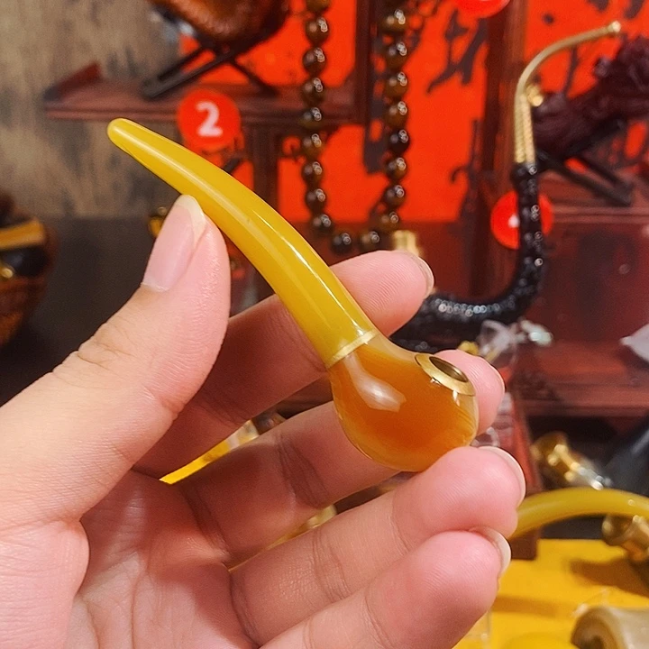 高端定制金丝楠烟嘴