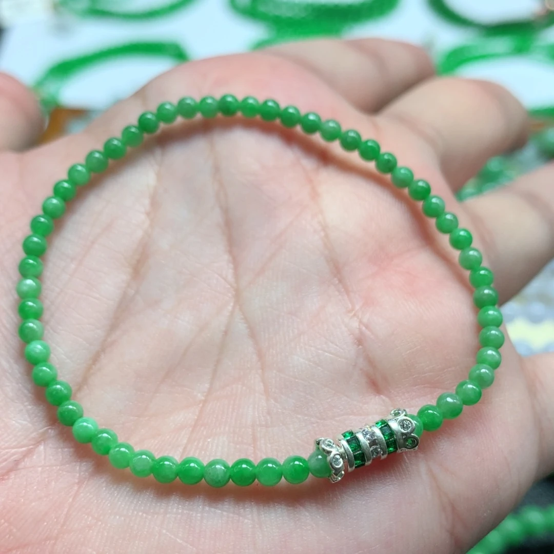 未镶嵌手链翡翠翡翠