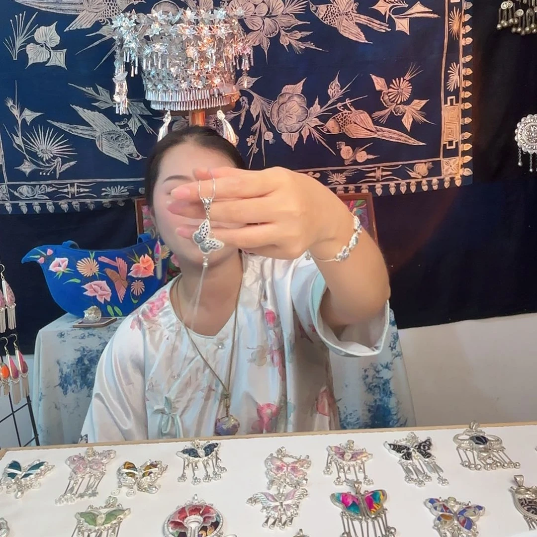 刺绣民族风复古风吊坠