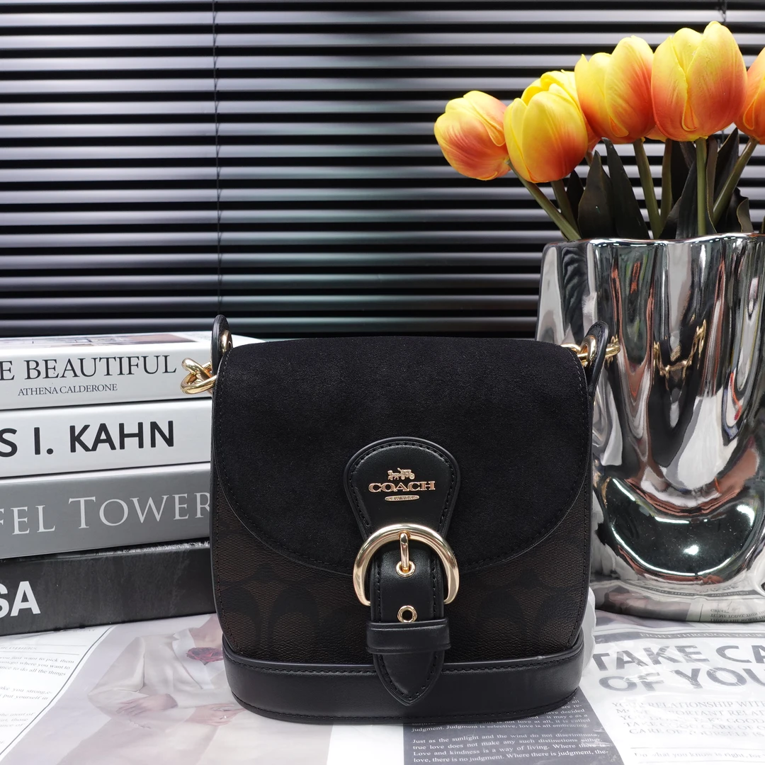 95新 COACH/蔻驰 单肩包/T10220997