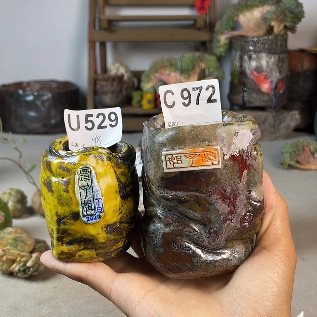 紫砂花盆P****0小白孤品