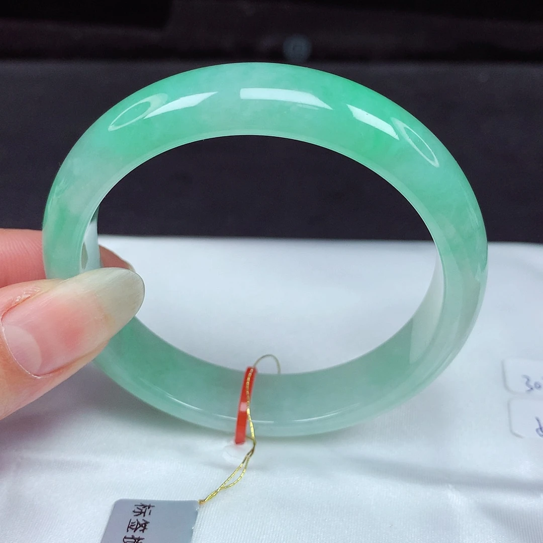 未镶嵌手镯翡翠57圈917