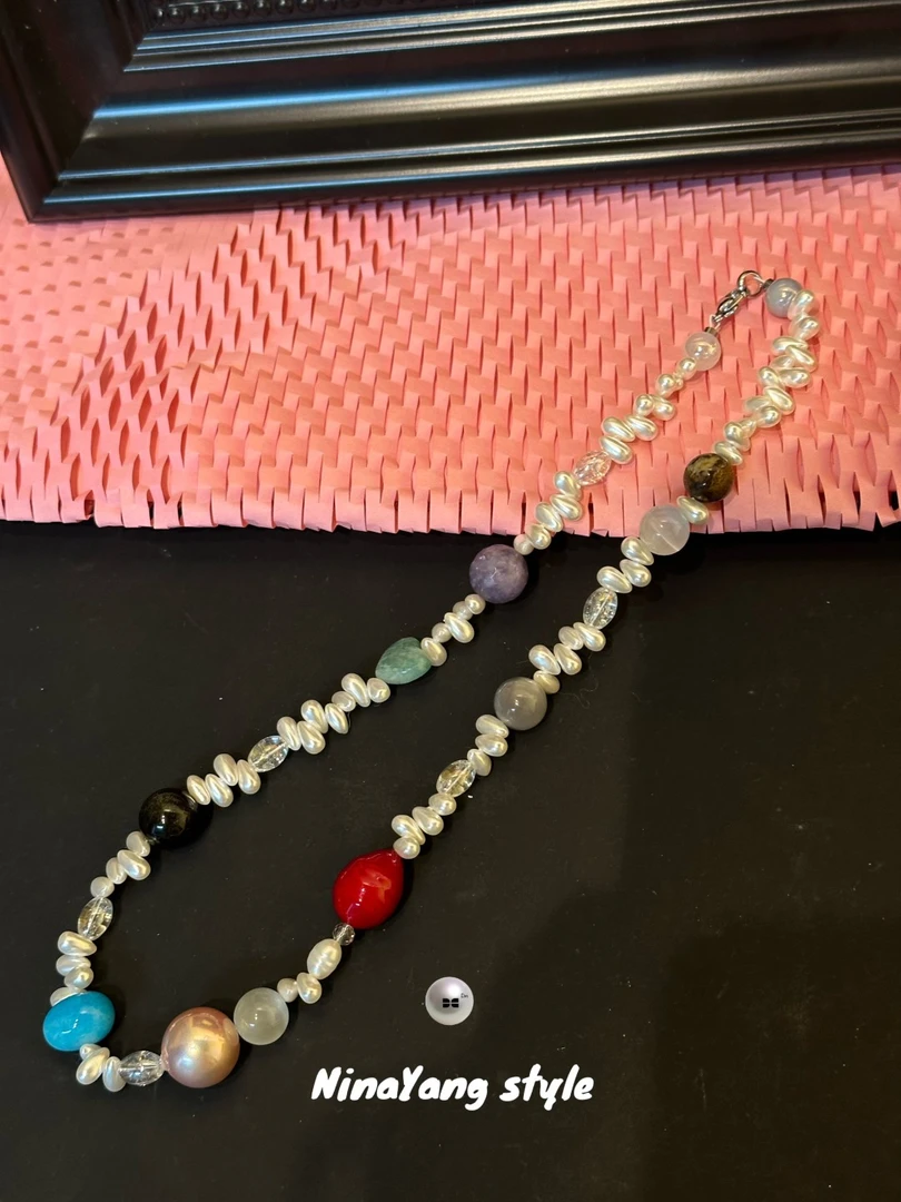 钛钢仿水晶项链 云涌之丽【落落大方】N0877