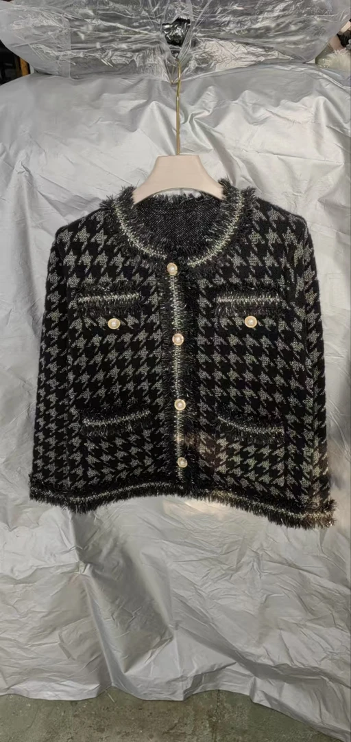 【香姐精品】2025年新款网红气质女装时尚洋气百搭小香风外套-945