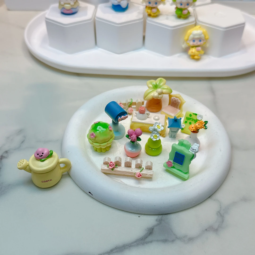 【你的后花园第二季】花花造景树脂diy创意粘贴摆件