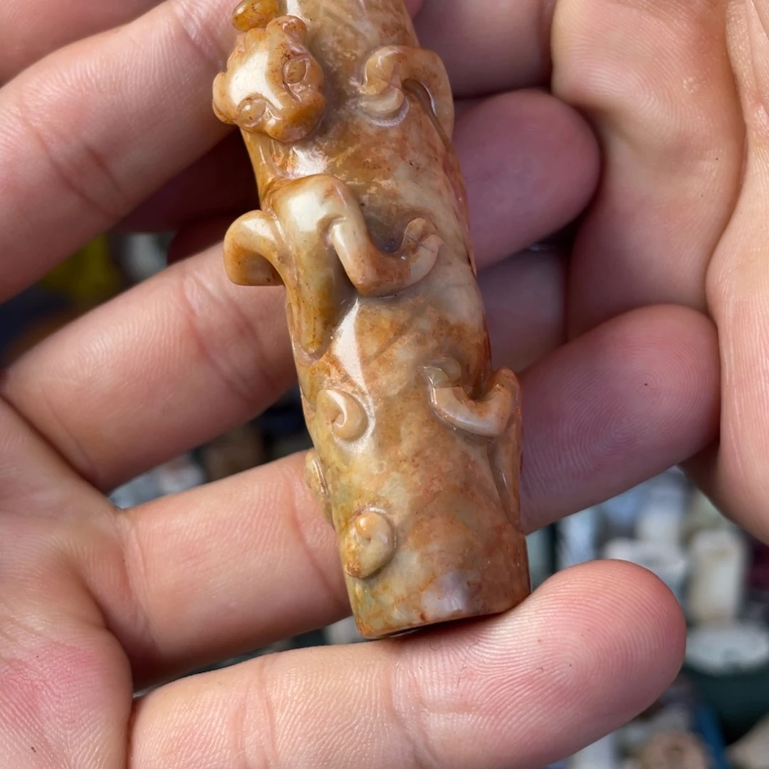 物***心未镶嵌和田玉挂件