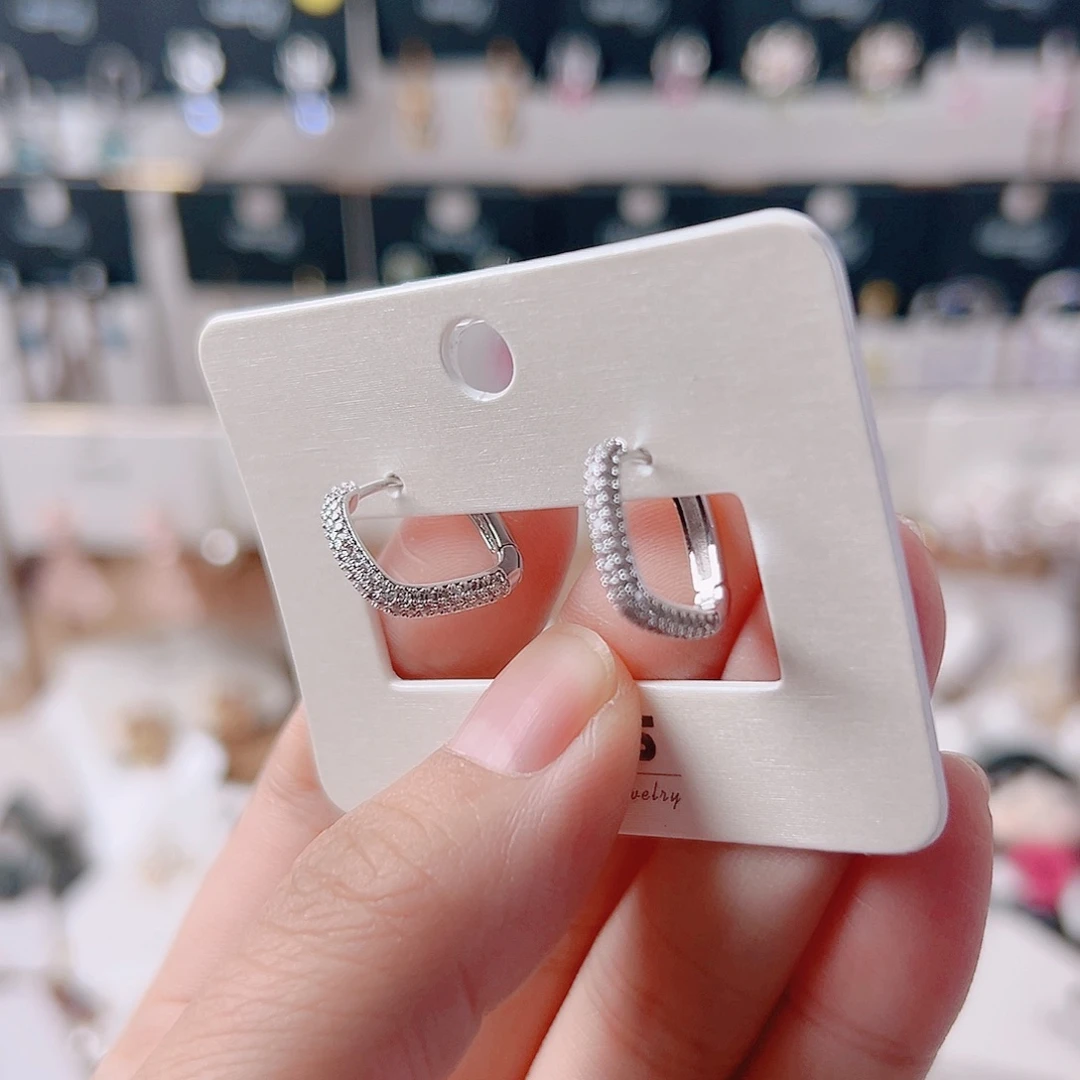 琉璃纯铜合金耳环的