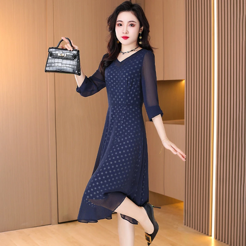 【可蓓儿】十三行爆款连衣裙女春夏款2025新款高端减龄小个子新中式