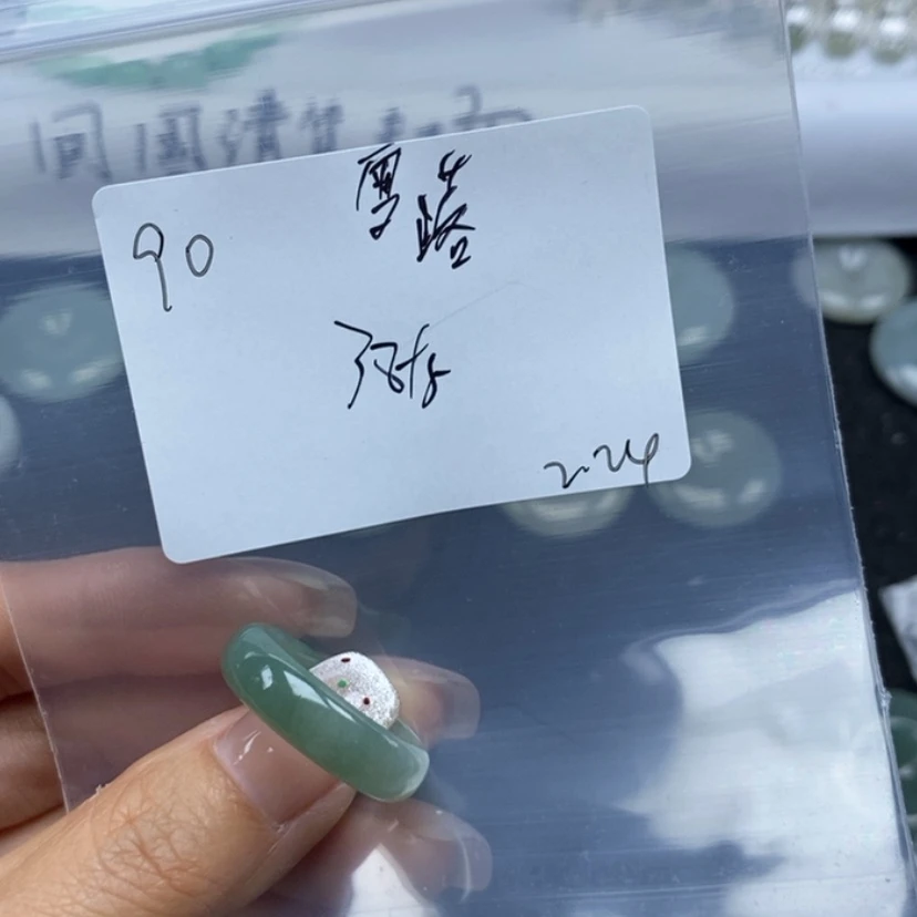 【闪购商品】翡翠颈饰未镶嵌雪**痕