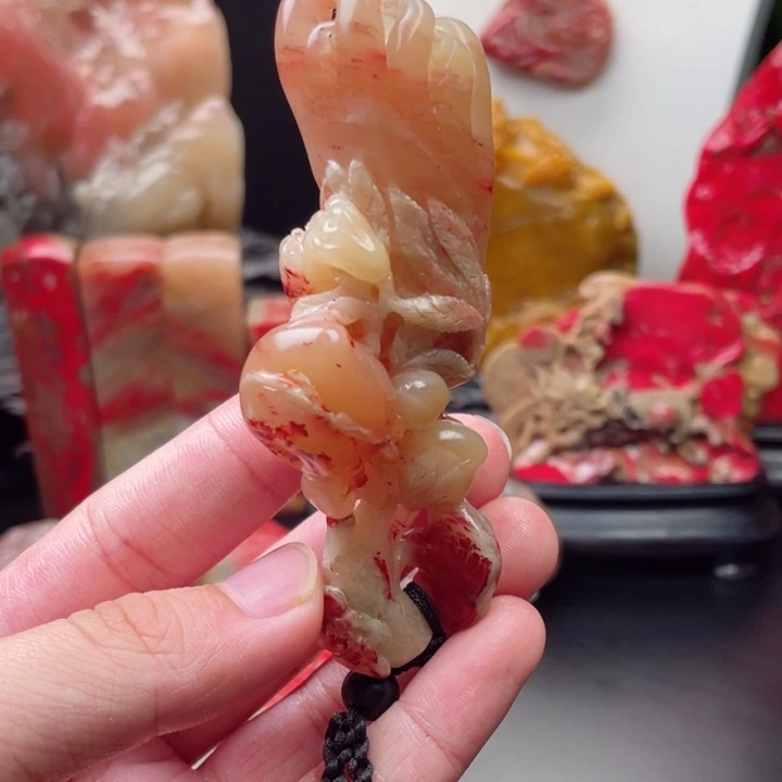 巴林鸡血石白玉地