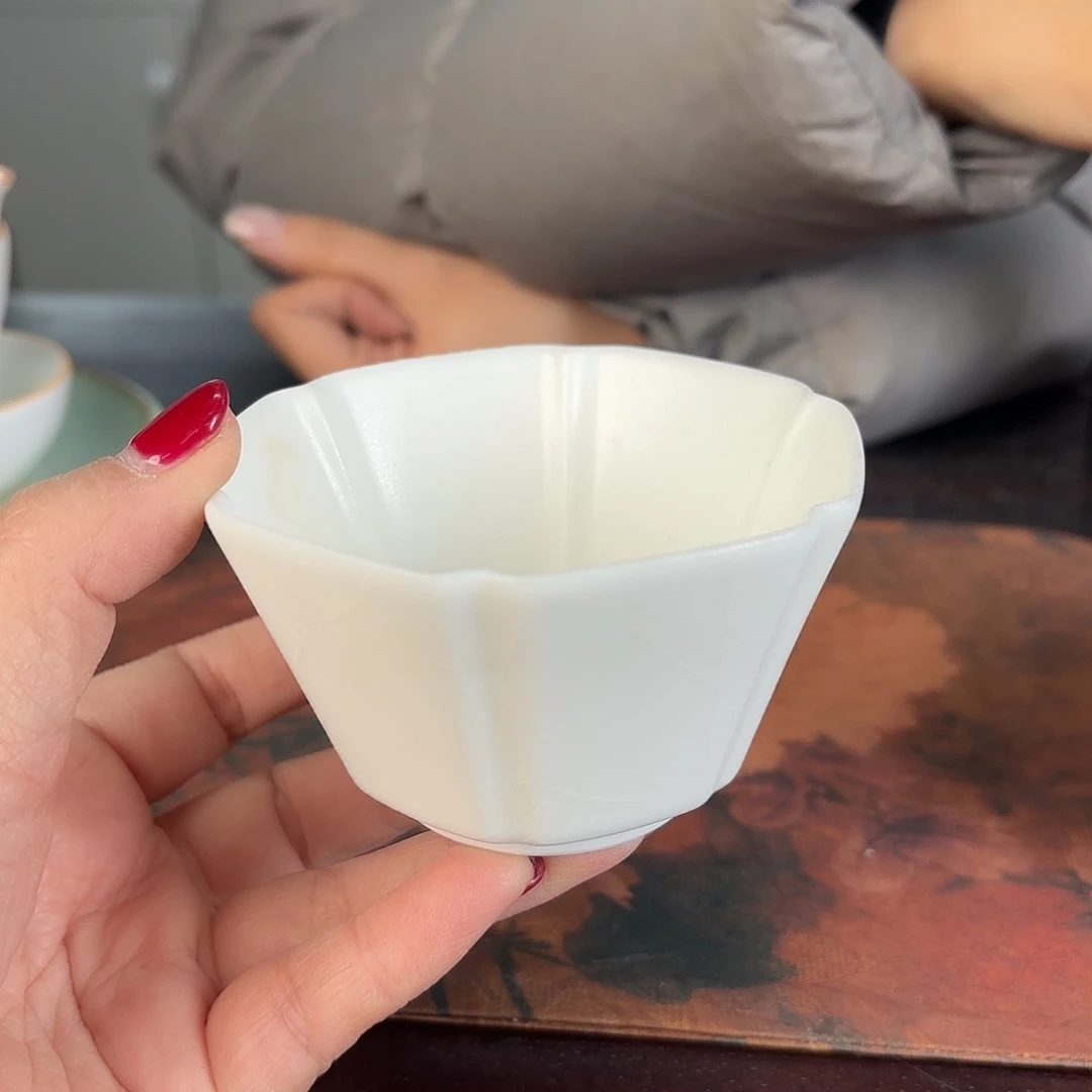 龙泉云间青瓷小米茶器