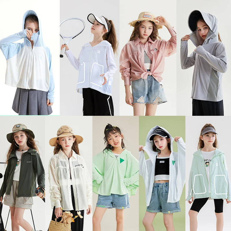 【断码清仓】贝蒂女童夏季防晒衣外套新款防晒服儿童空调衫衬衣