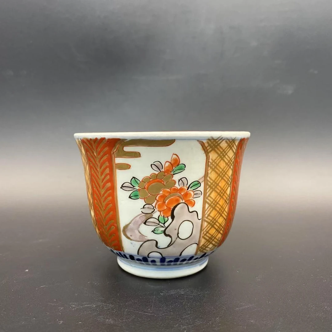 杯子陶瓷摆件（描金铃铛杯）