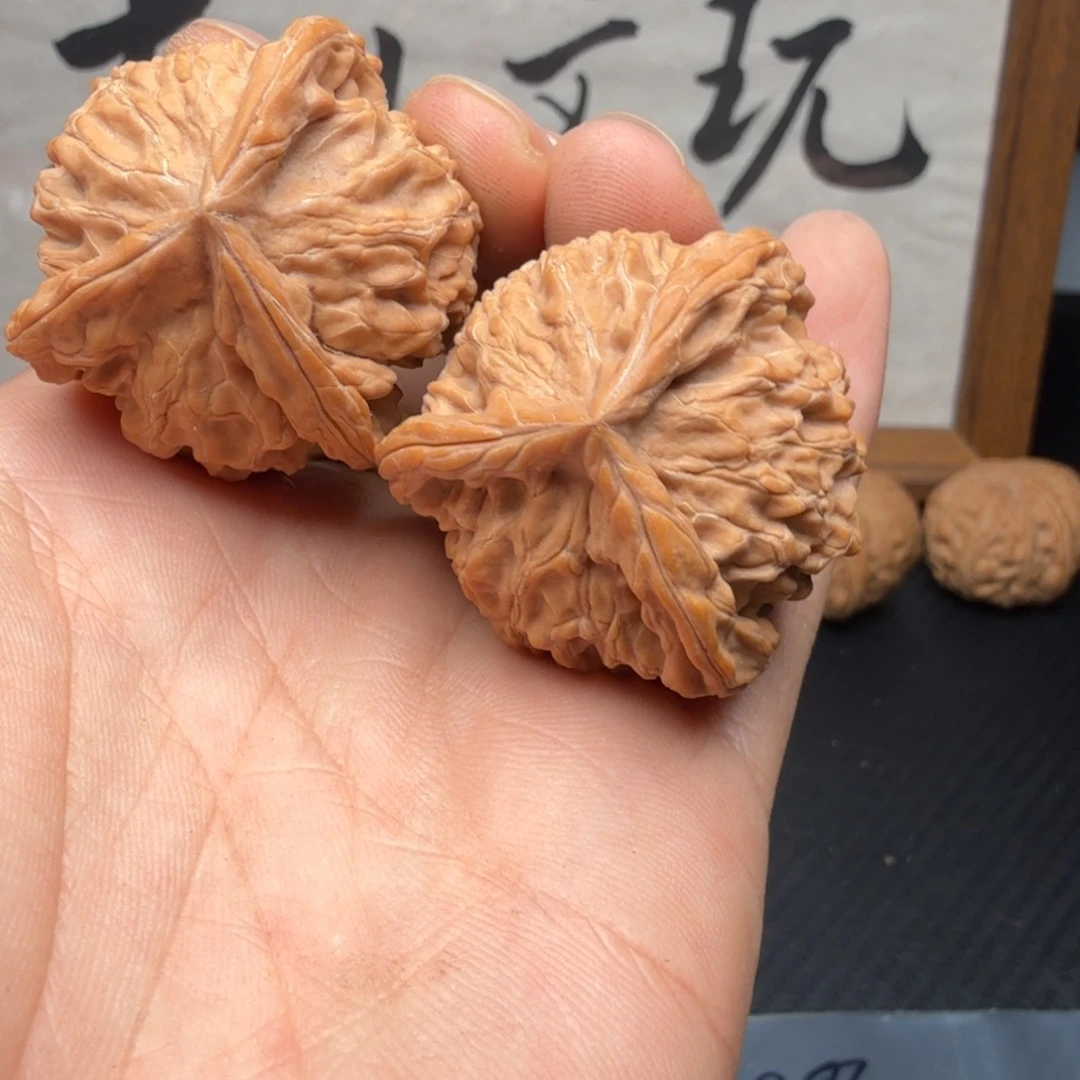 7***7吊坠文玩核桃38盘山三棱