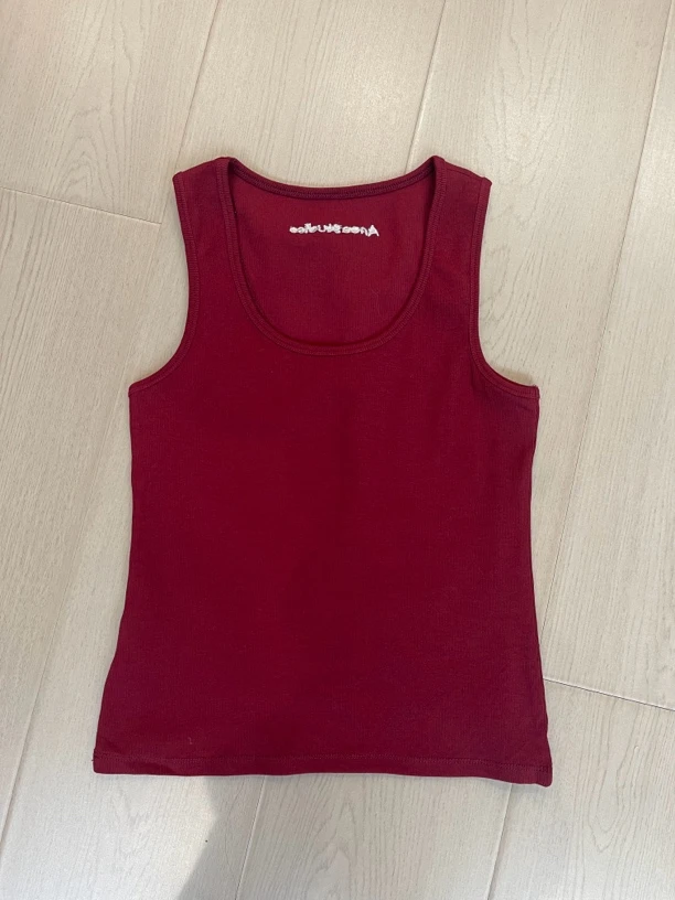 蜜地苏拉&6033新款背心包边简约款时尚极简风后字母