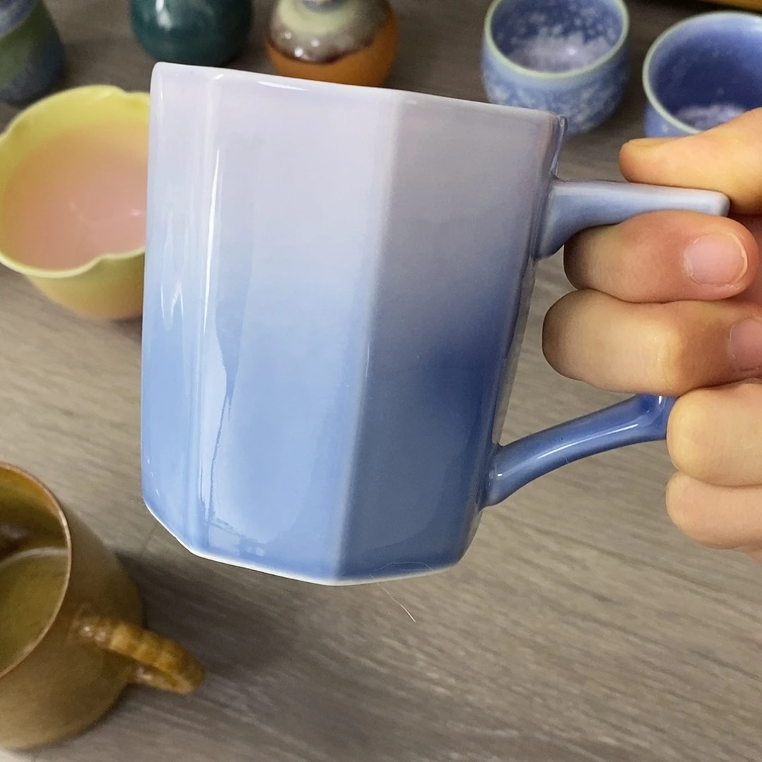 微瑕景德镇高温陶瓷咖啡杯