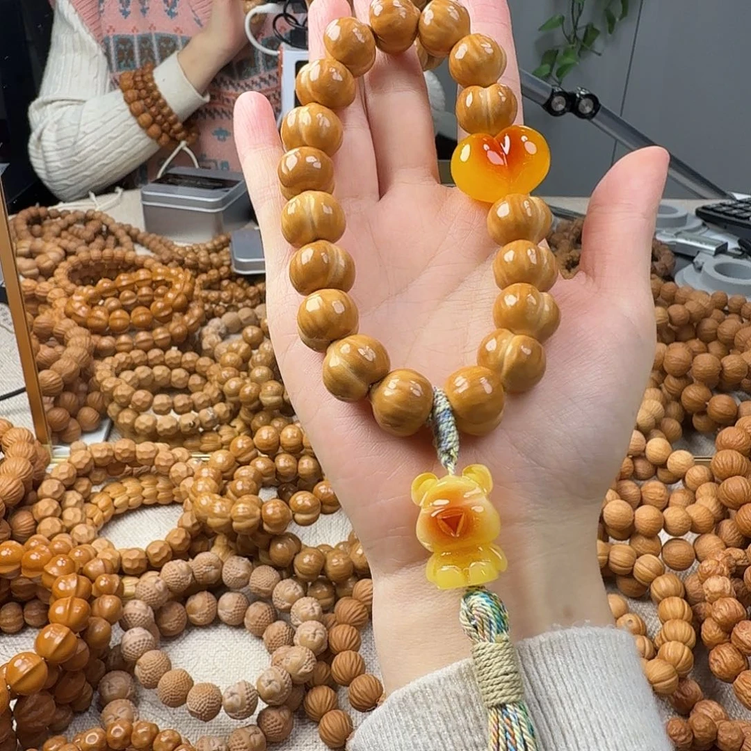 *****菩提籽类猴头手串
