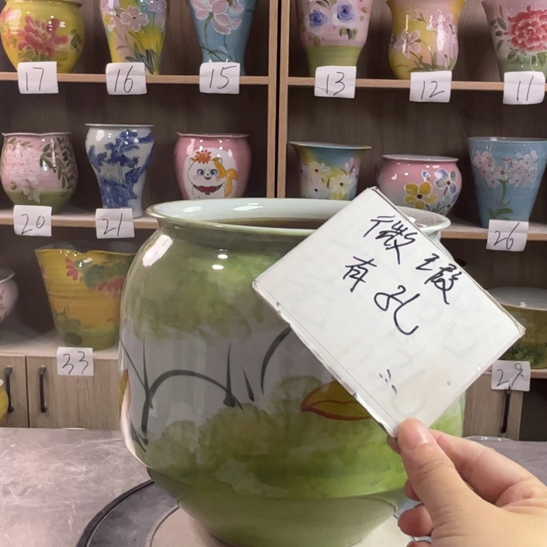 景德镇陶瓷花盆花盆