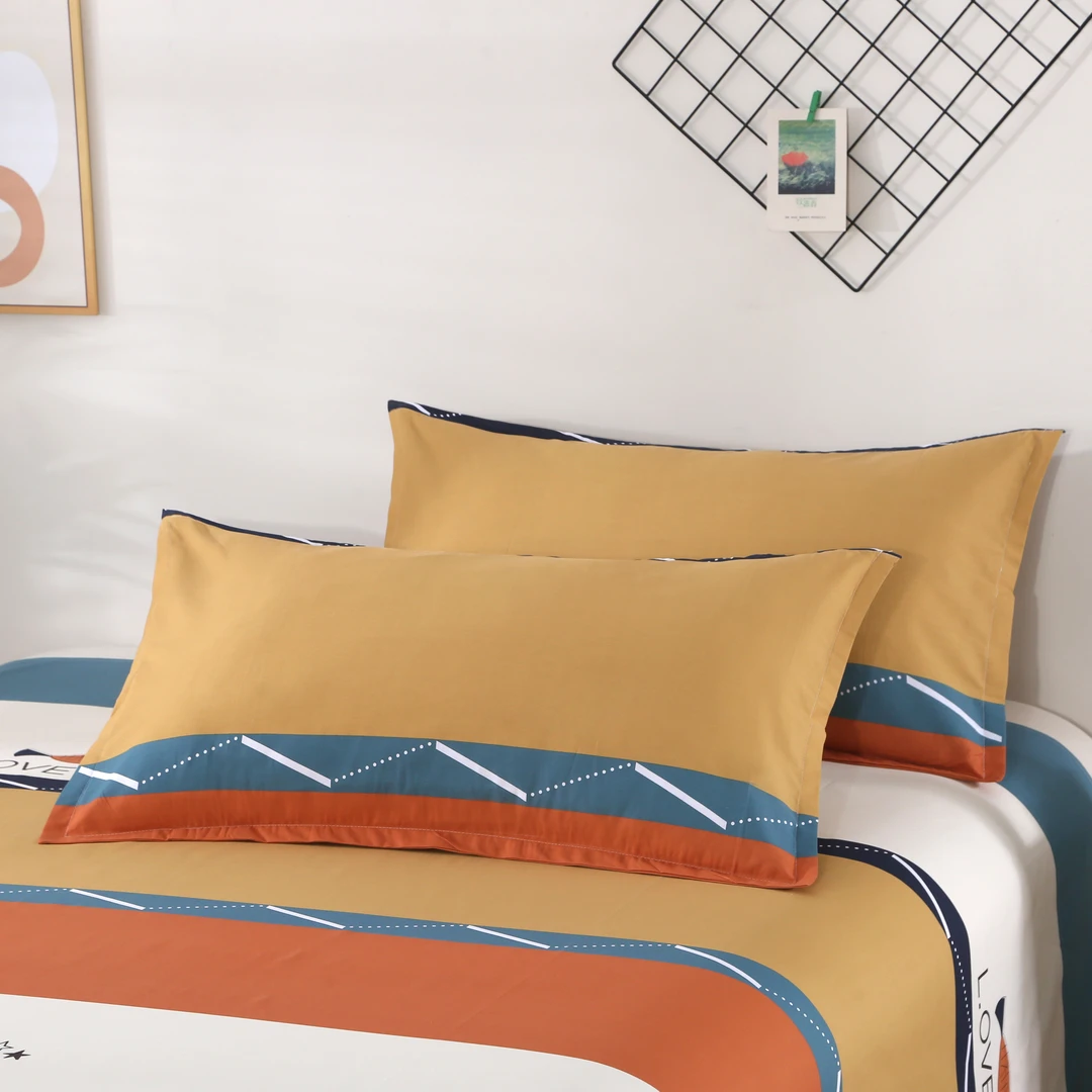 纯棉枕套100%全棉号家用成人枕头套加大非老粗布套枕加厚学生宿舍