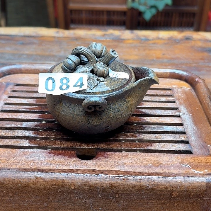 纯手工制作粗陶茶具