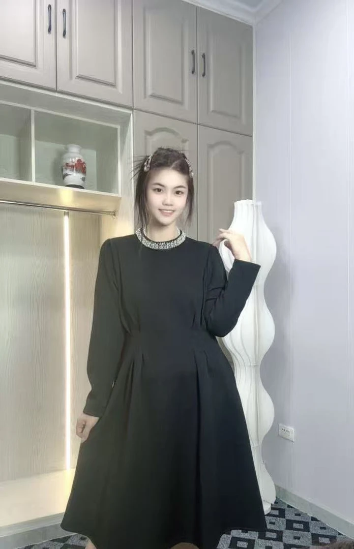 欧式女士潮流百搭时尚连衣裙9.22
