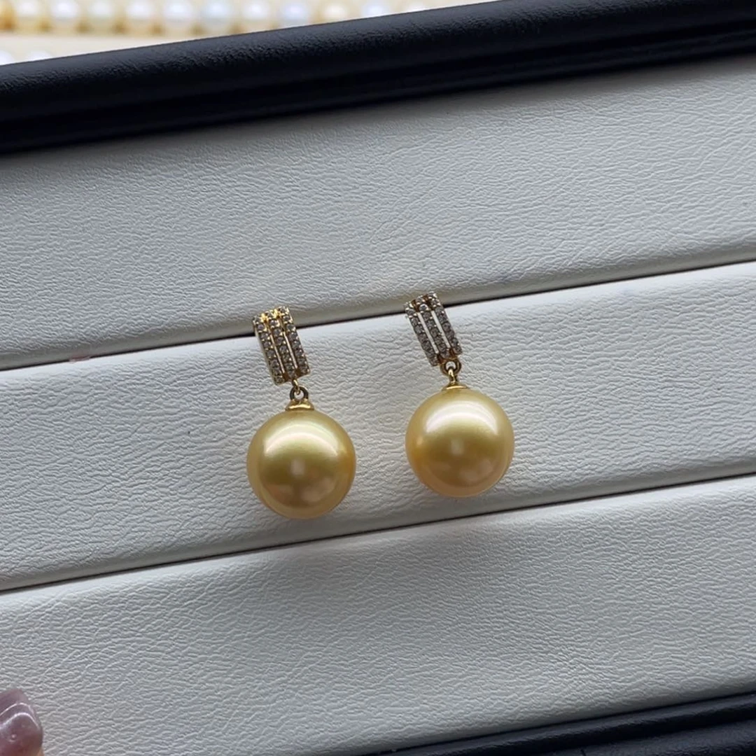 海水珍珠耳饰未镶嵌