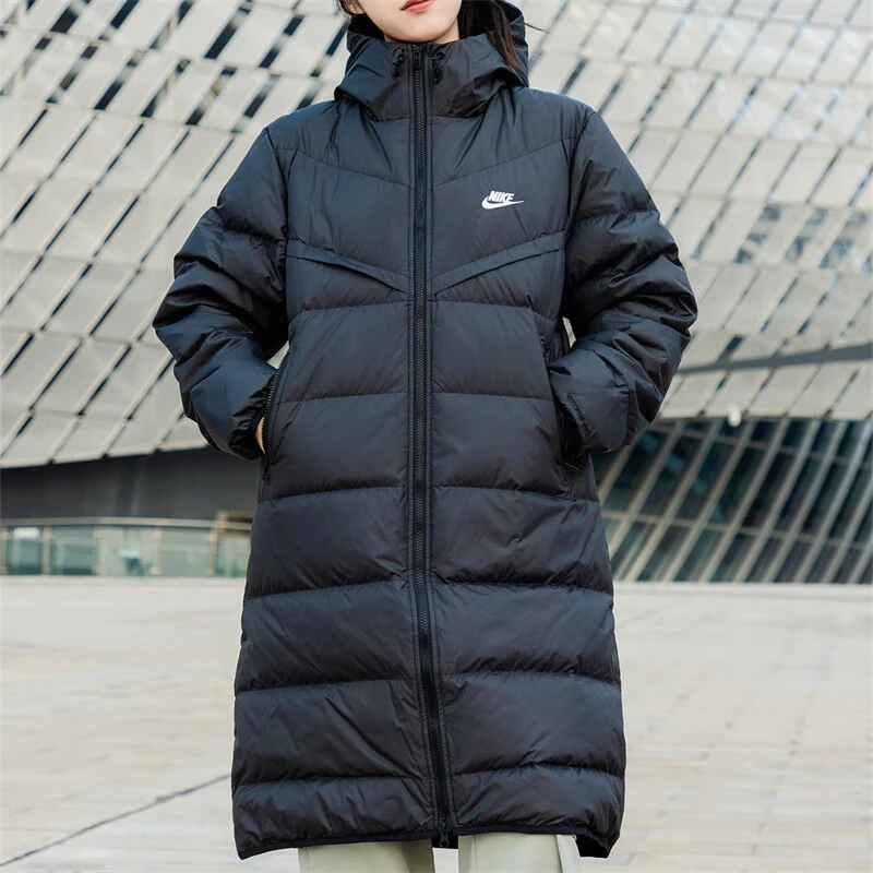 NIKE/耐克男女情侣装25秋秋新款运动服防风保暖外套中长款羽绒服