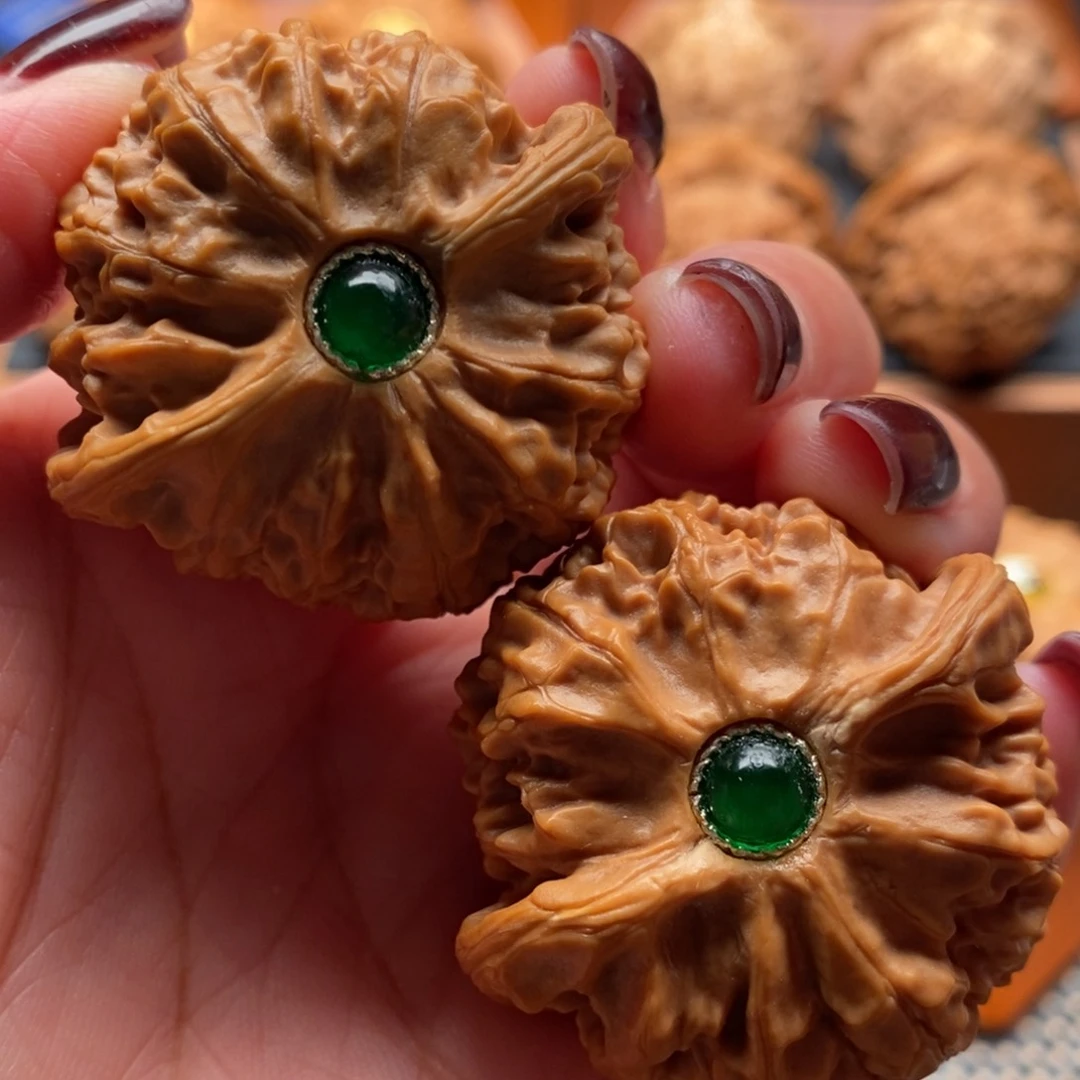 把件文玩核桃41尺宫灯狮子头