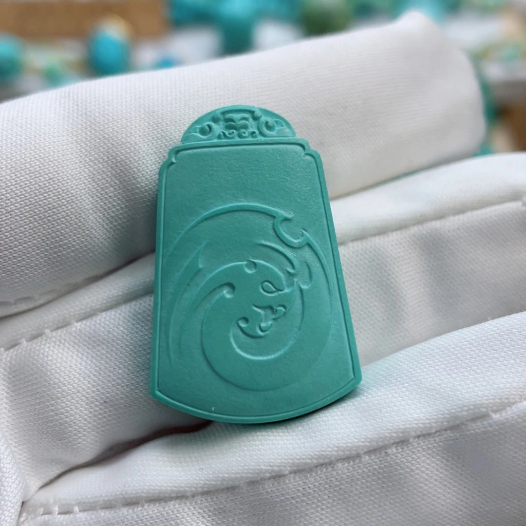 绿松石珠宝奇石未镶嵌