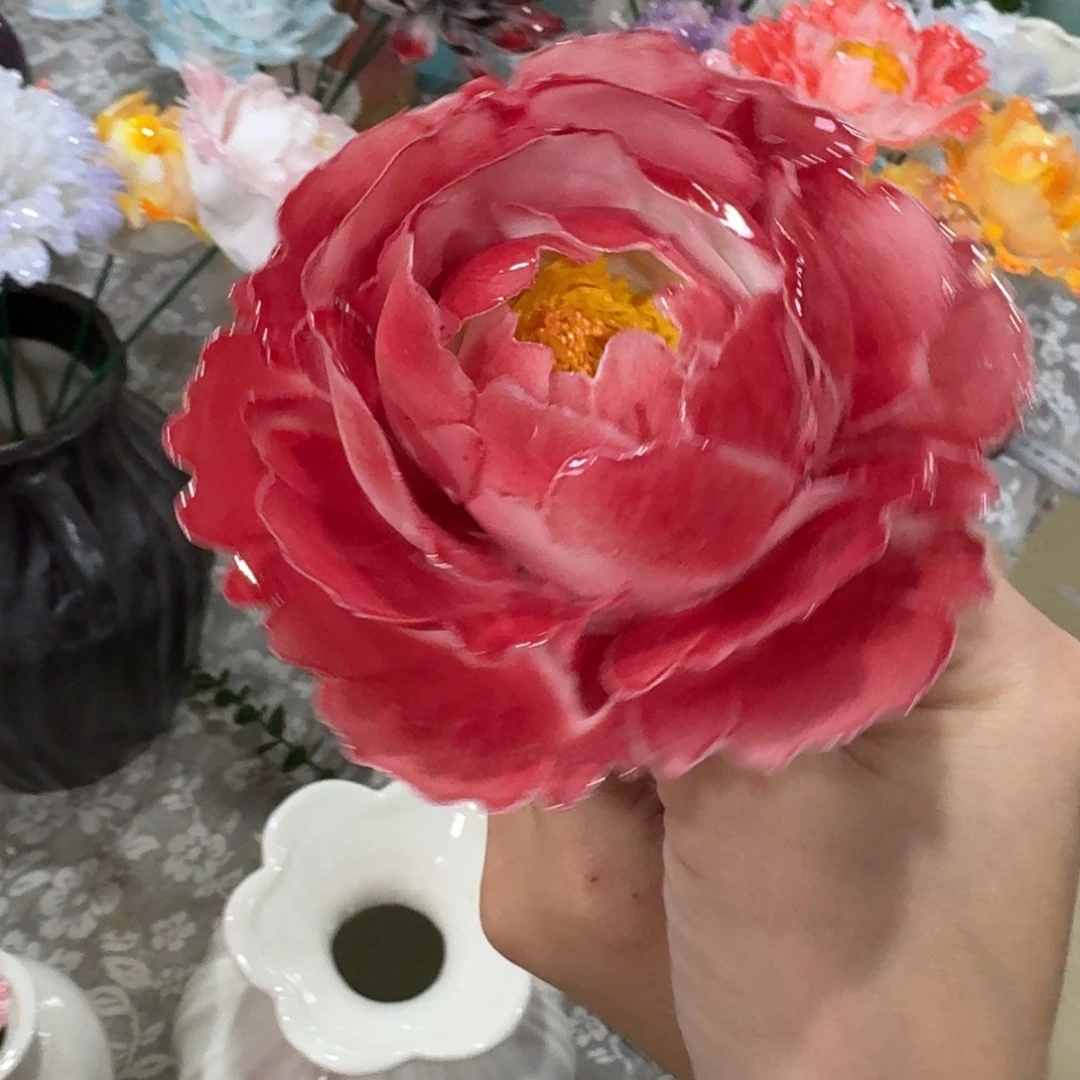 陶瓷花拍满20元带特退款拉黑