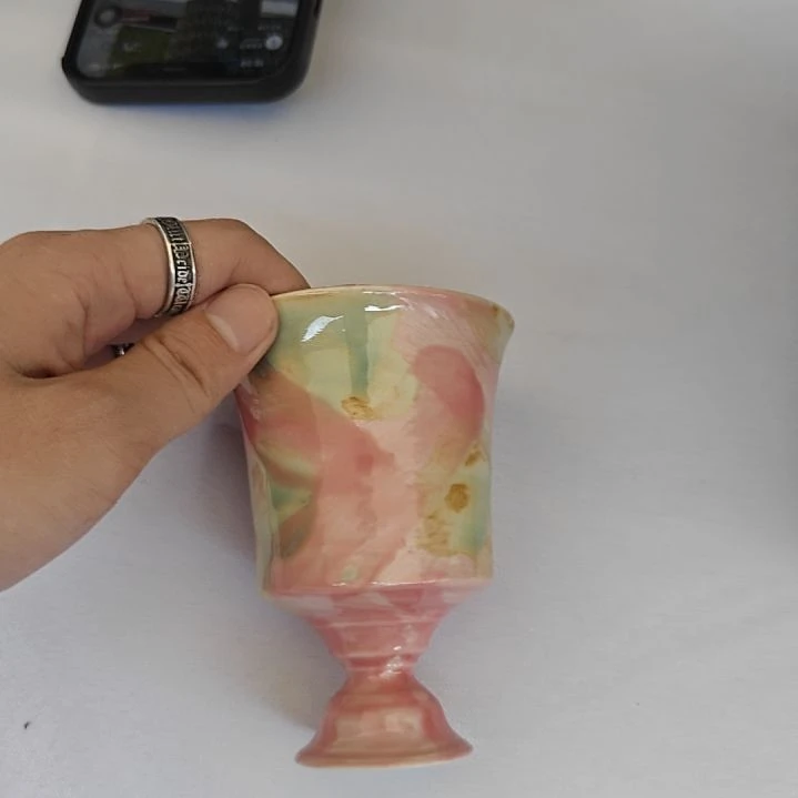 r***薇摆件沐泽若芳纯手工主人杯