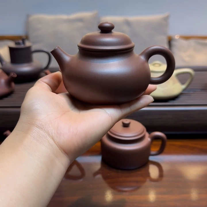 茶壶紫砂容天壶紫泥200ml