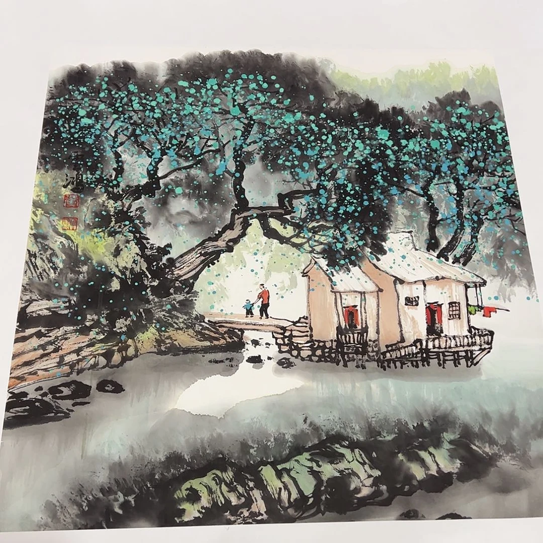 国画黄云鸿三尺斗方作品
