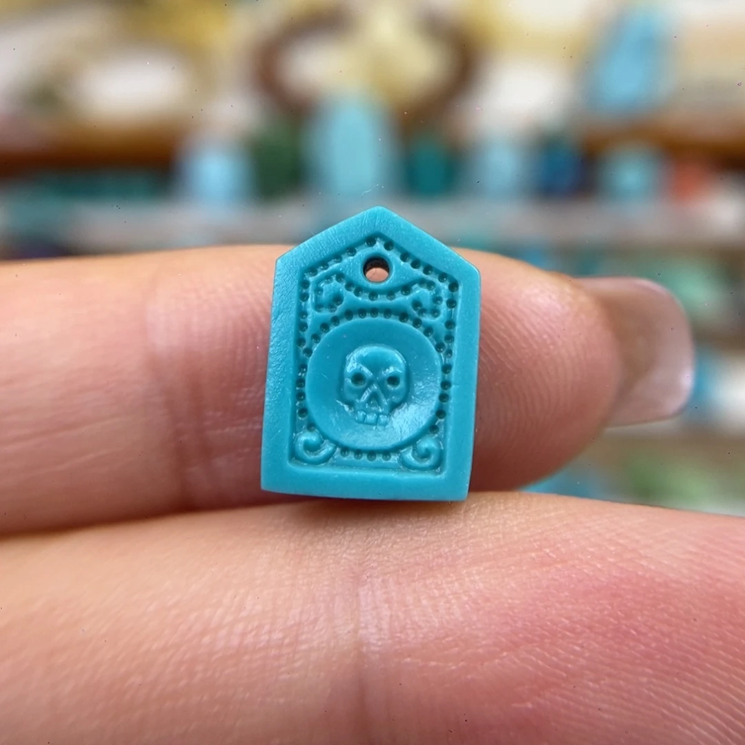 绿松石恶灵牌子未镶嵌