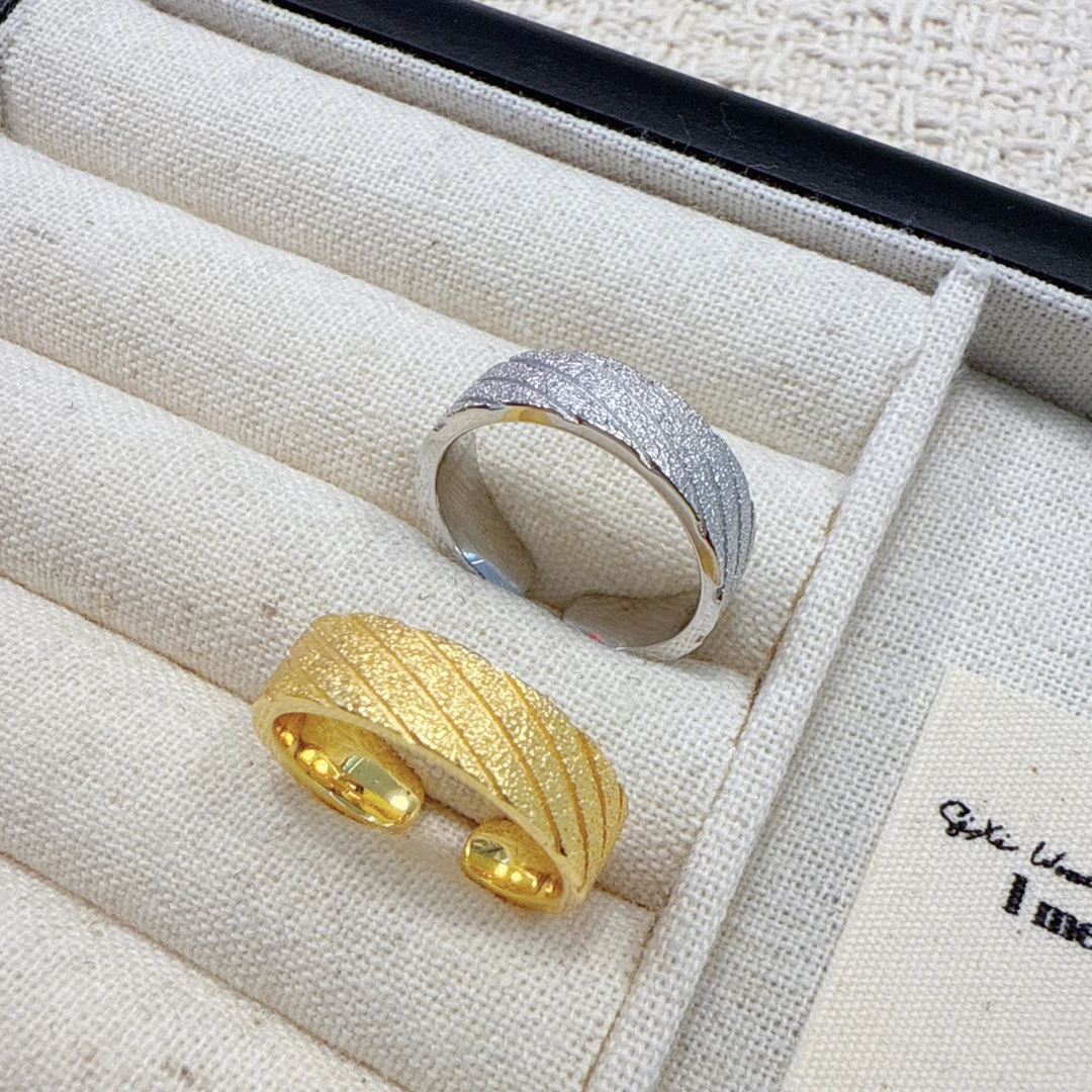 925银戒指 小众轻奢开口戒指气质百搭