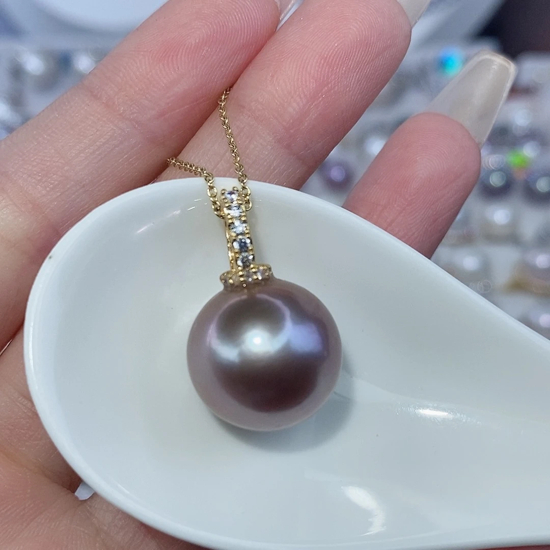 淡水珍珠颈饰合金15.4