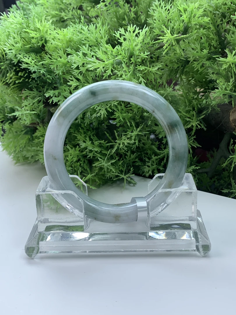 【刘思懿】天然缅甸A货翡翠手镯-E-4