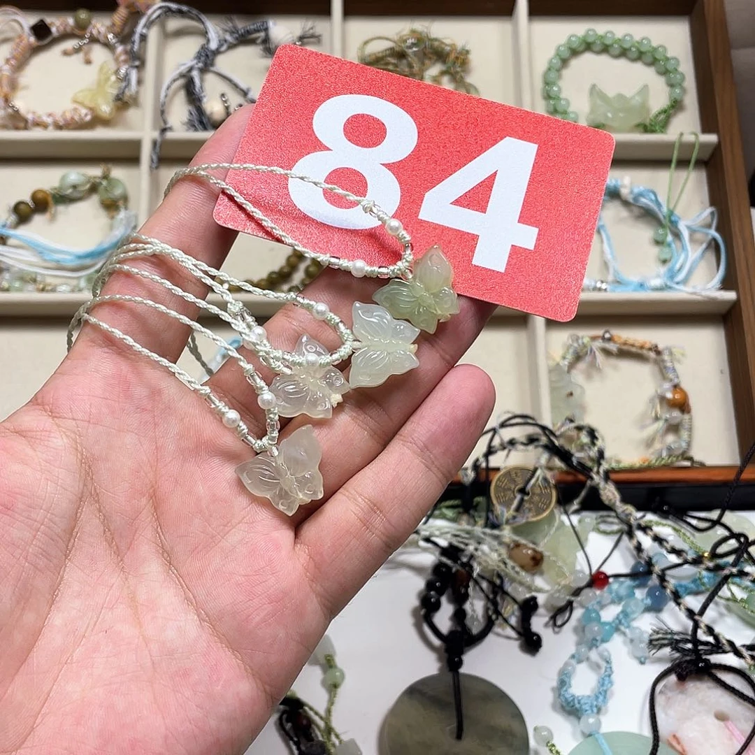 合金蛇纹石玉颈饰