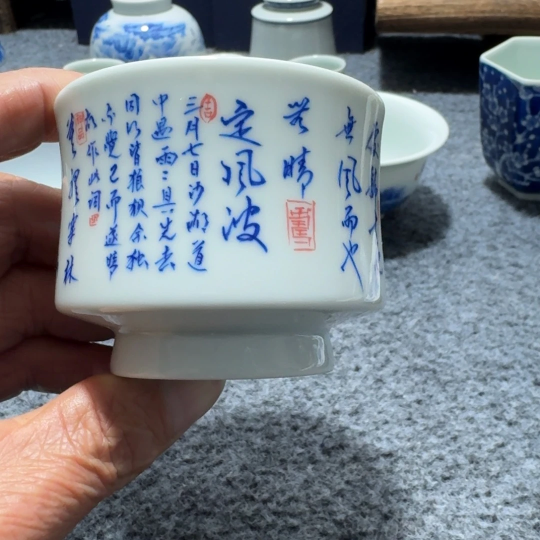 现代景德镇陶瓷手绘茶具