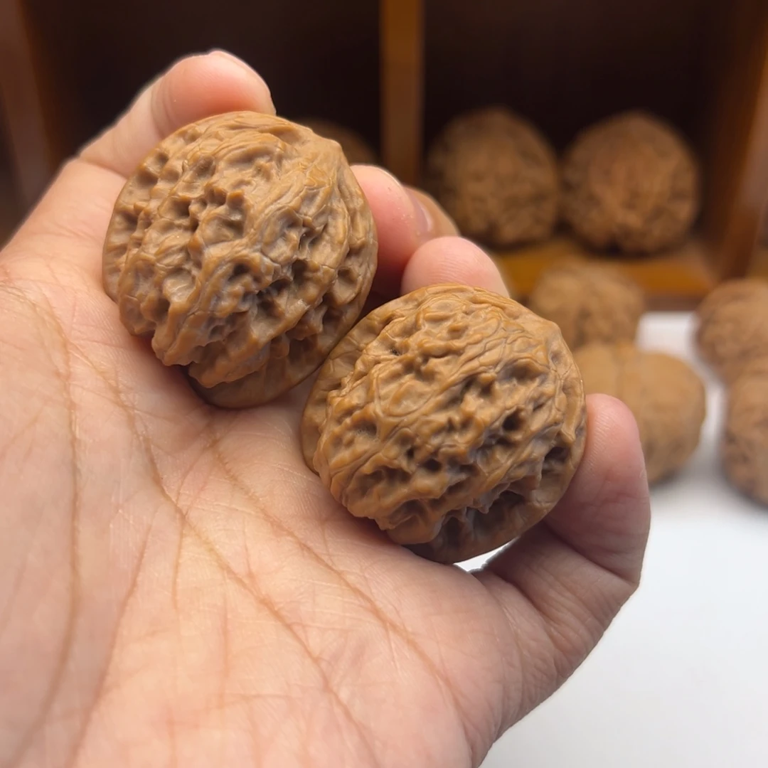 吊坠文玩核桃35全品野狼核桃