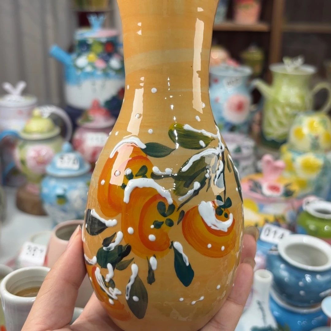 景德镇手绘高温釉下彩陶瓷茶具