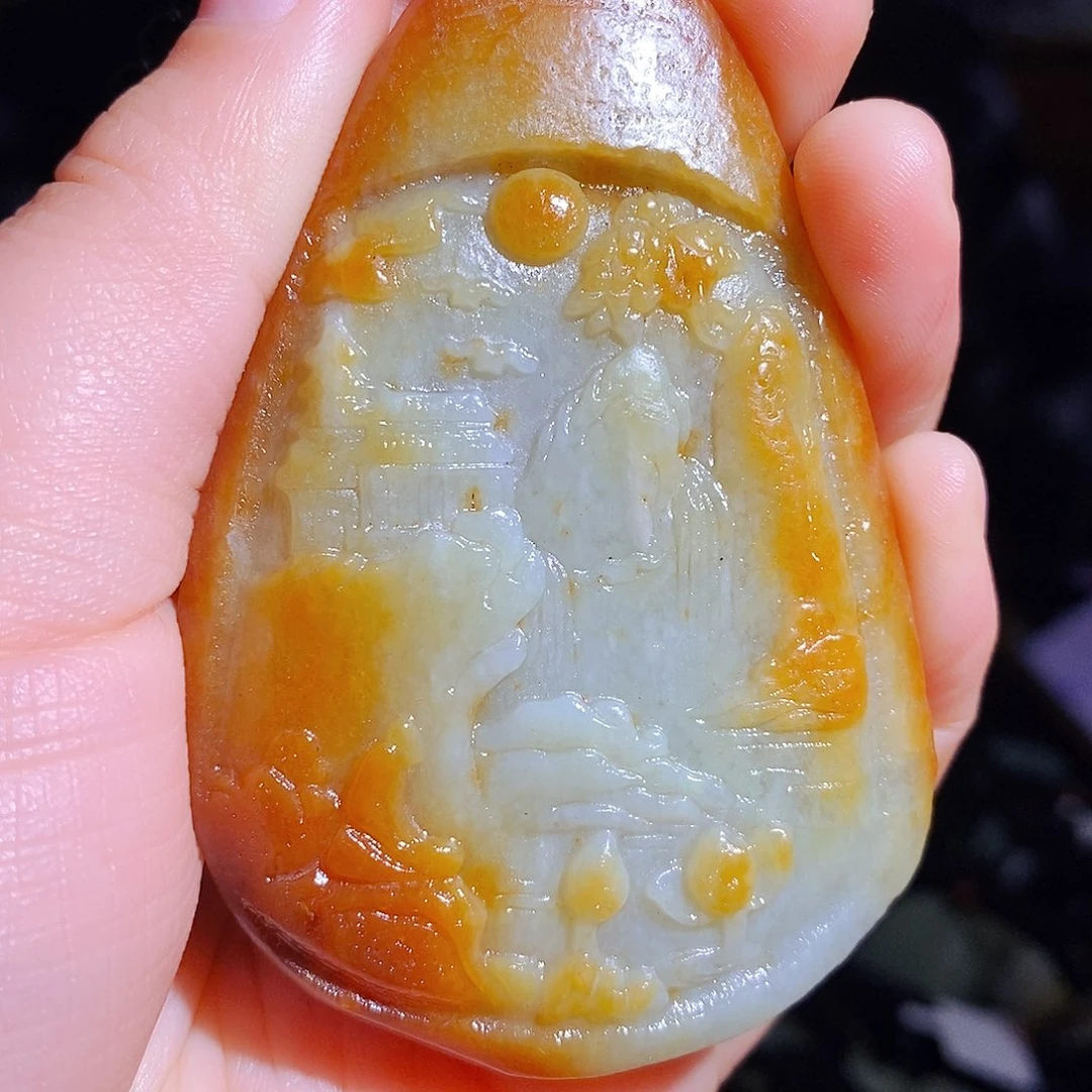 和田玉颈饰未镶嵌