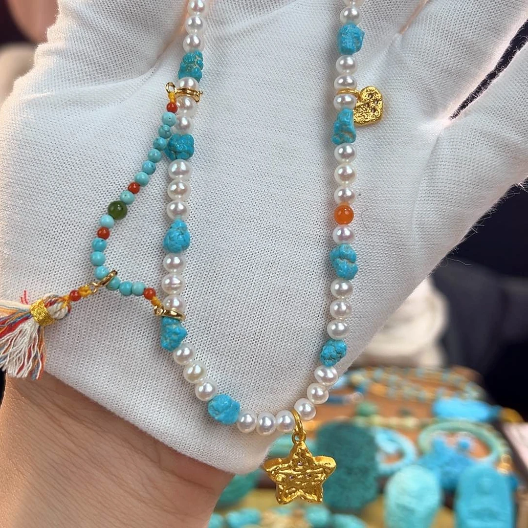 绿松石珠宝奇石未镶嵌