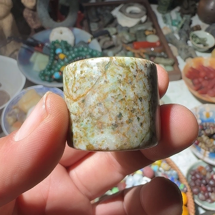 撒***叔有机玻璃工艺品扳指