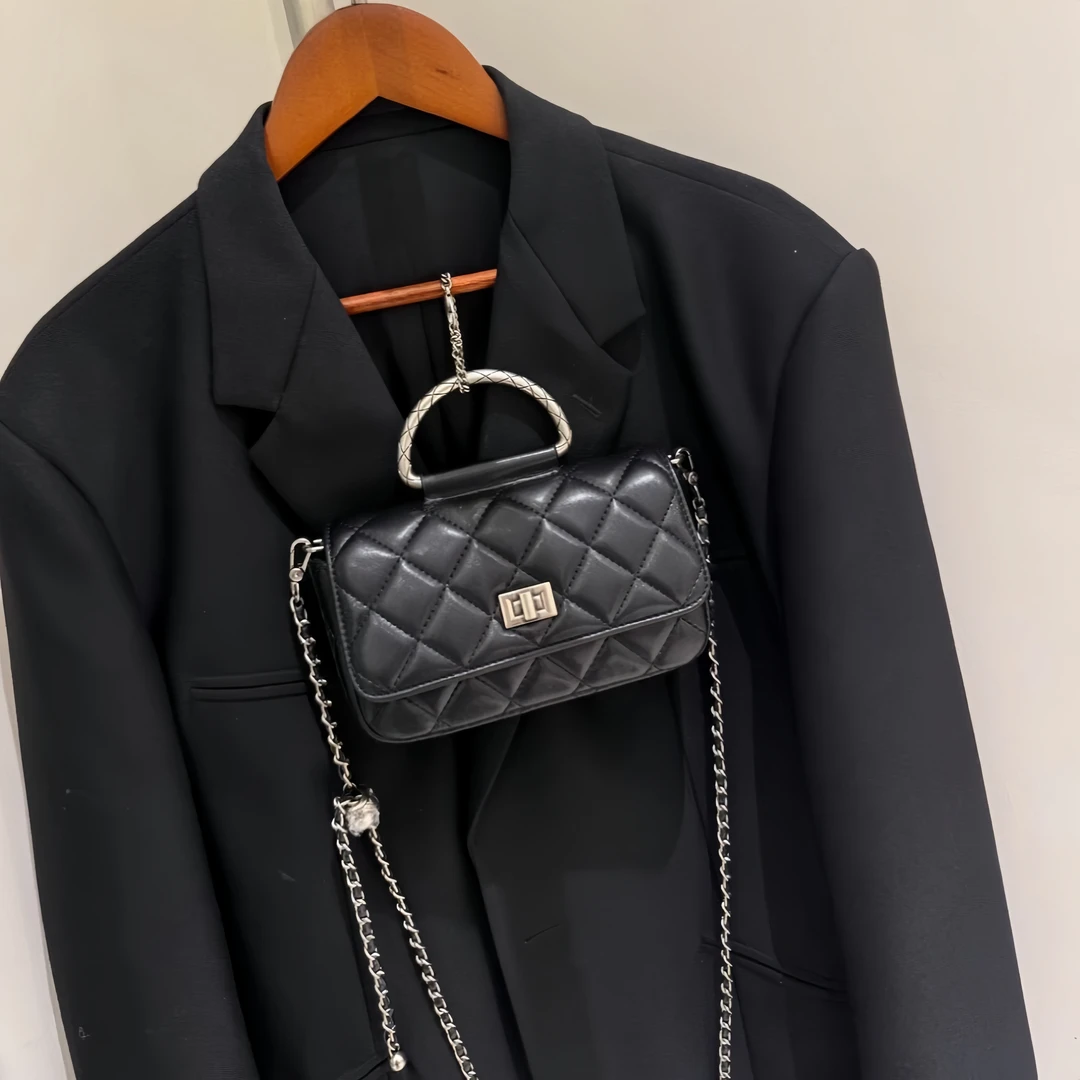 【工厂直销】25033新款时尚简约手提单肩斜跨女包A4-7