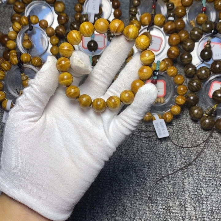 手串/手链楠木（金丝楠）黄金底1.2水波288