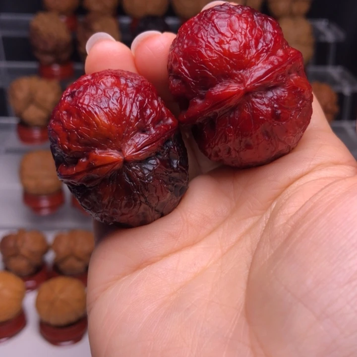 吊坠文玩核桃18七彩元宝