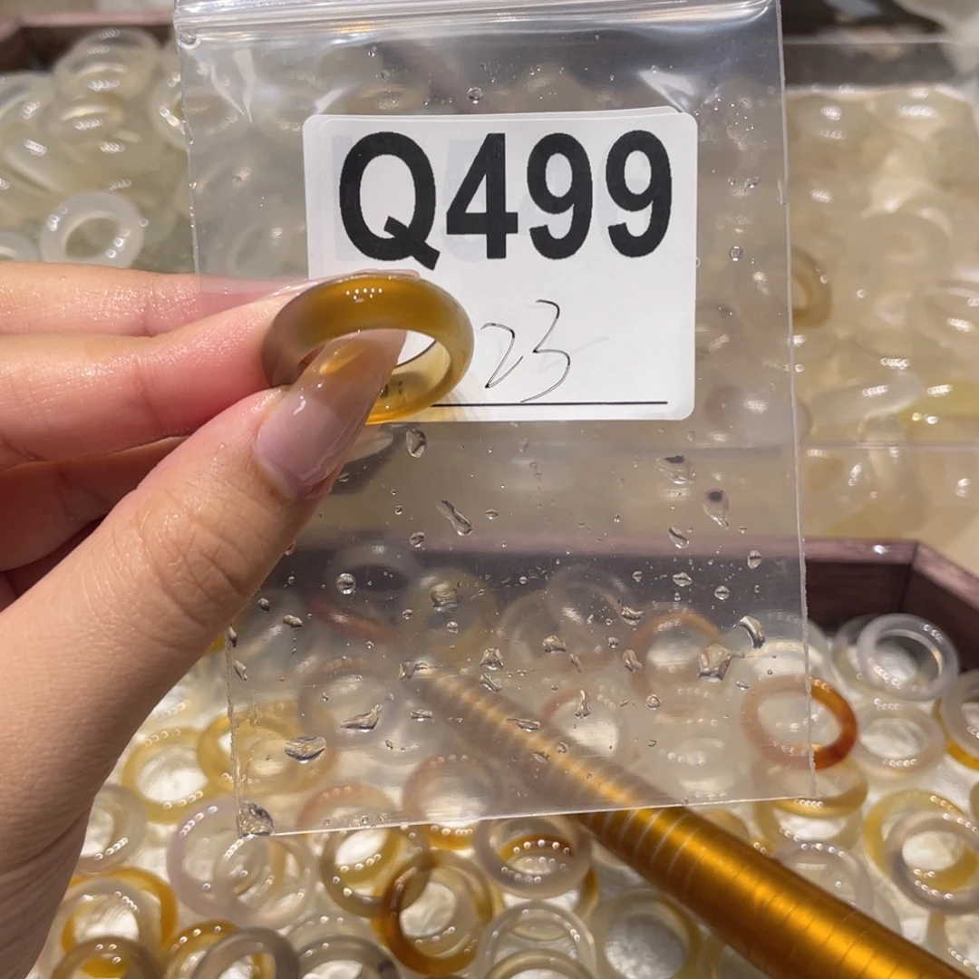玛瑙/玉髓未镶嵌戒指499